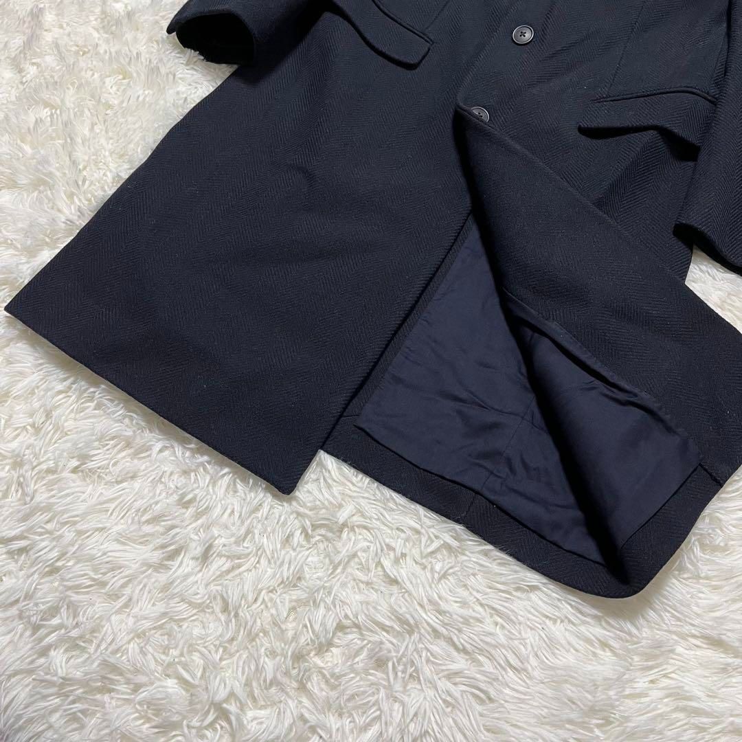 美品 ユニクロ UNIQLO ＋j ジルサンダー チェスターコート ネイビー