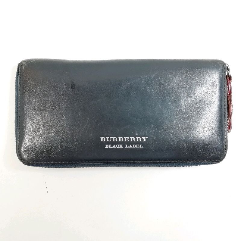 【Burberry Blacklabel 】長財布 レザー ラウンドファスナー バーバリー BURBERRY 長財布(ラウンドファスナー) 8062696 A1189