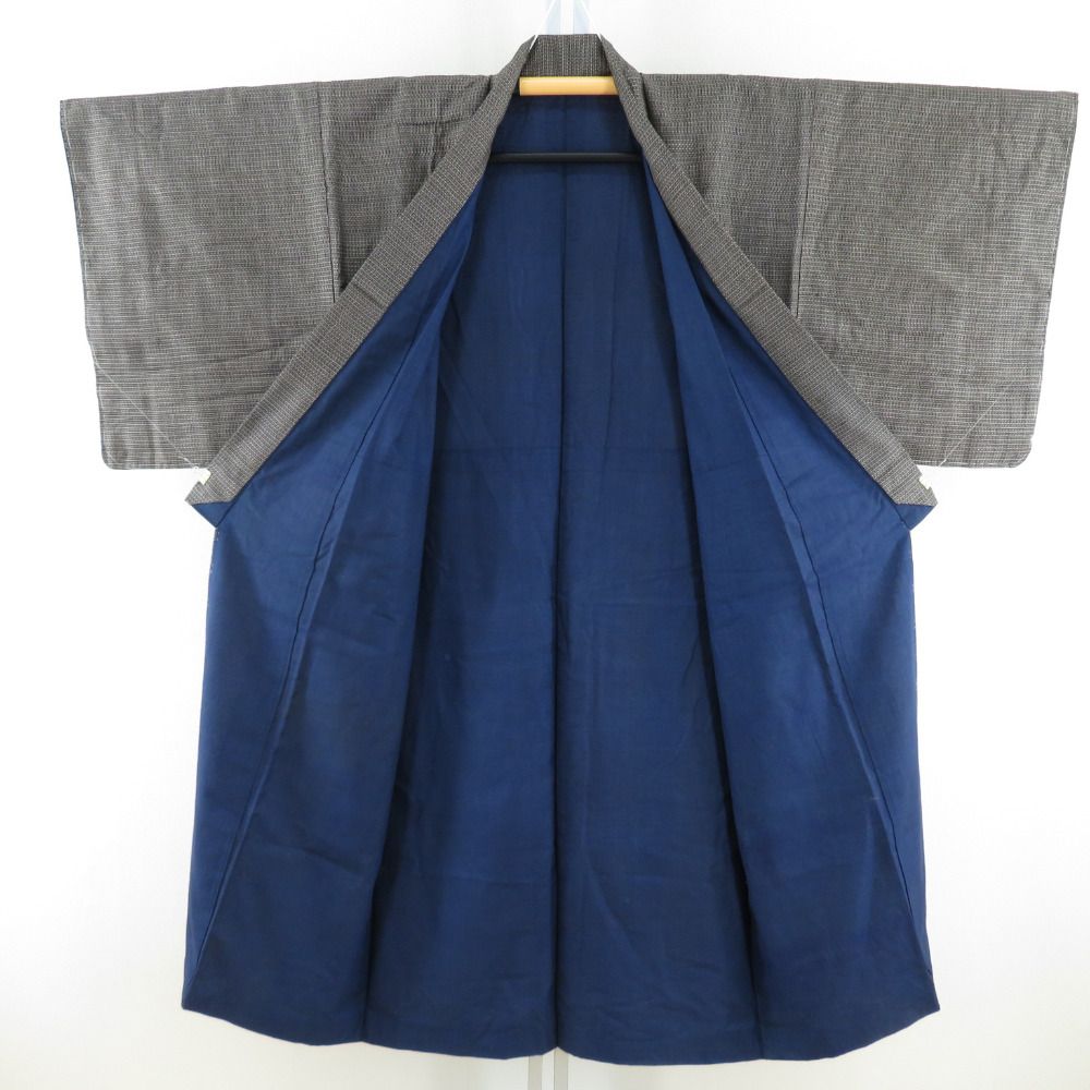手織り紬男物着物中古着着物 宗sou : ys7340518; 宗sou 手織り紬男物着物