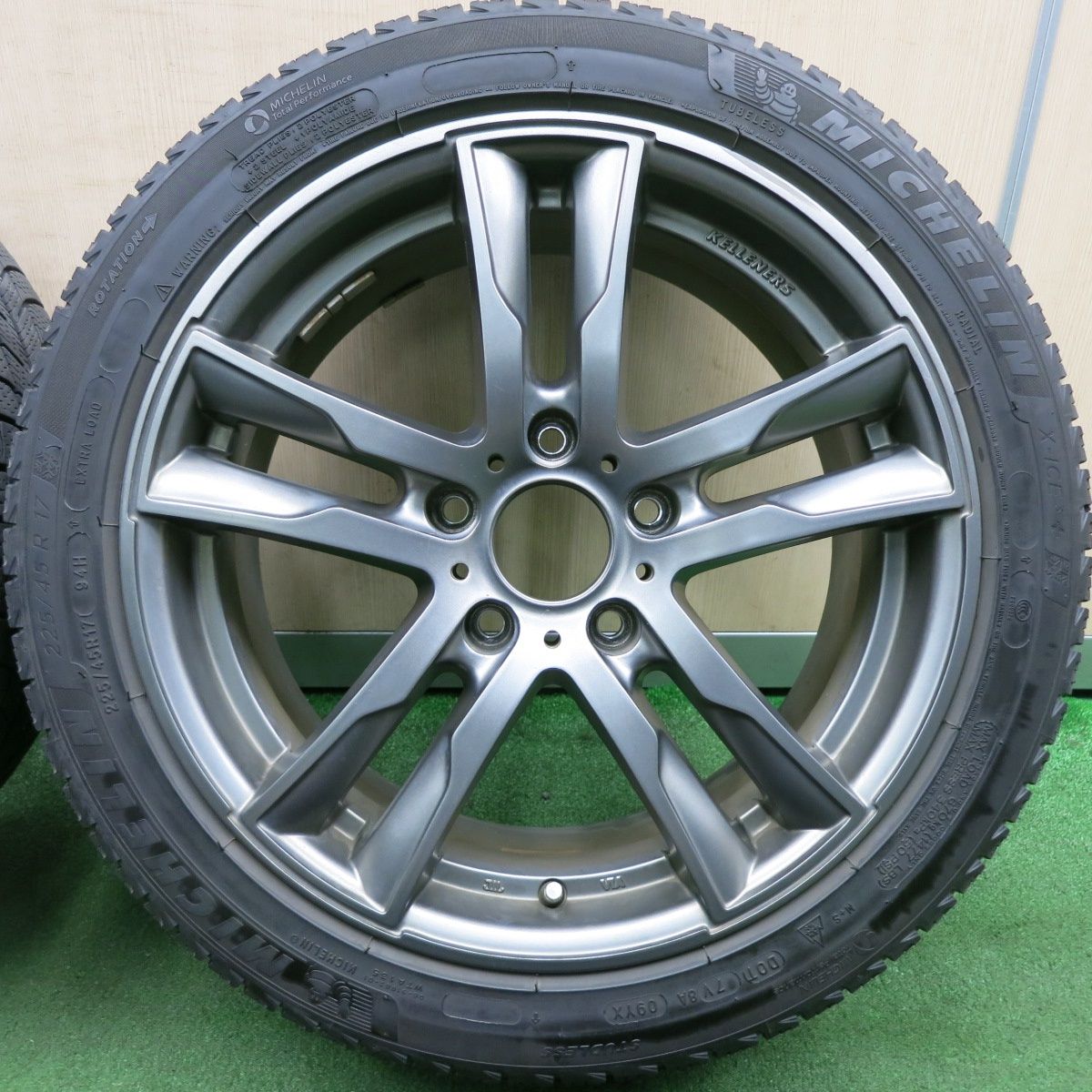 ミシュラン スタッドレスタイヤ 225/50 R18 KELLENERSホイール（送料 