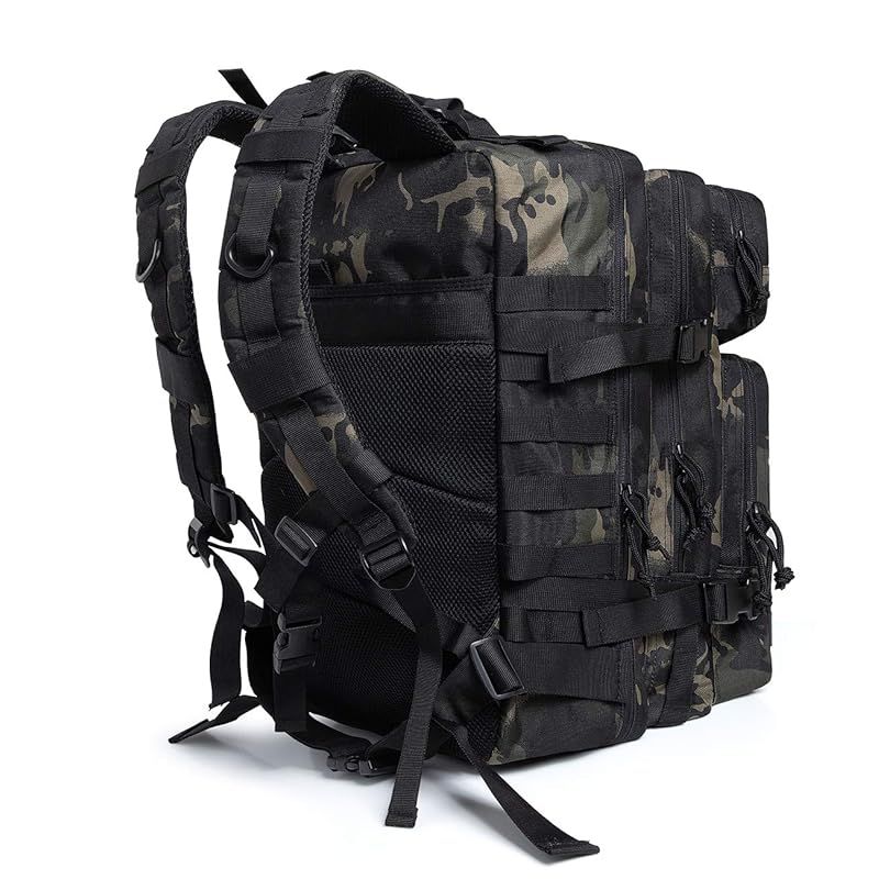 QT&QY] 大容量45L タクティカルバックパック メンズ 防撥水3日間