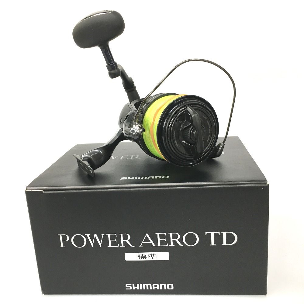 △△SHIMANO シマノ スピニングリール 23 パワーエアロ TD 標準 046086