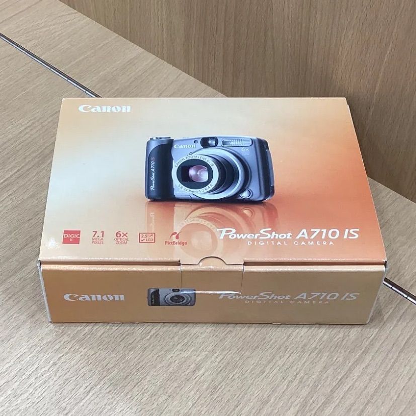 KA653】Canon PowerShot A710 IS 稼働確認済 付属品あり