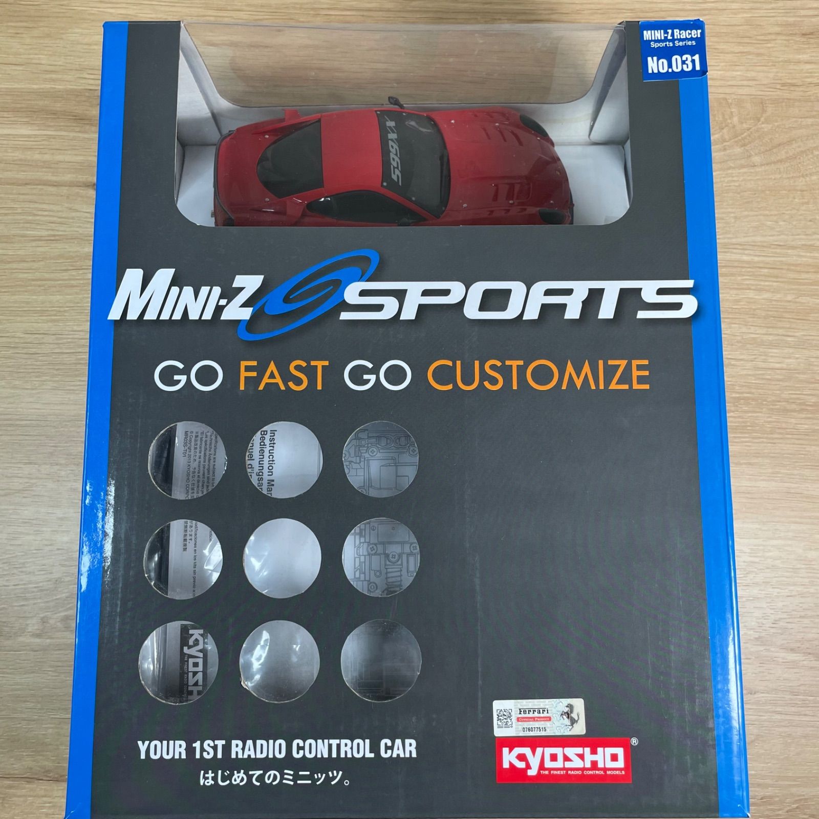 週末セール! 京商ミニッツ Rwd フェラーリ599xx　プロポセット Yahoo!オークション -「ミニッツ フェラーリ599」の落札相場
