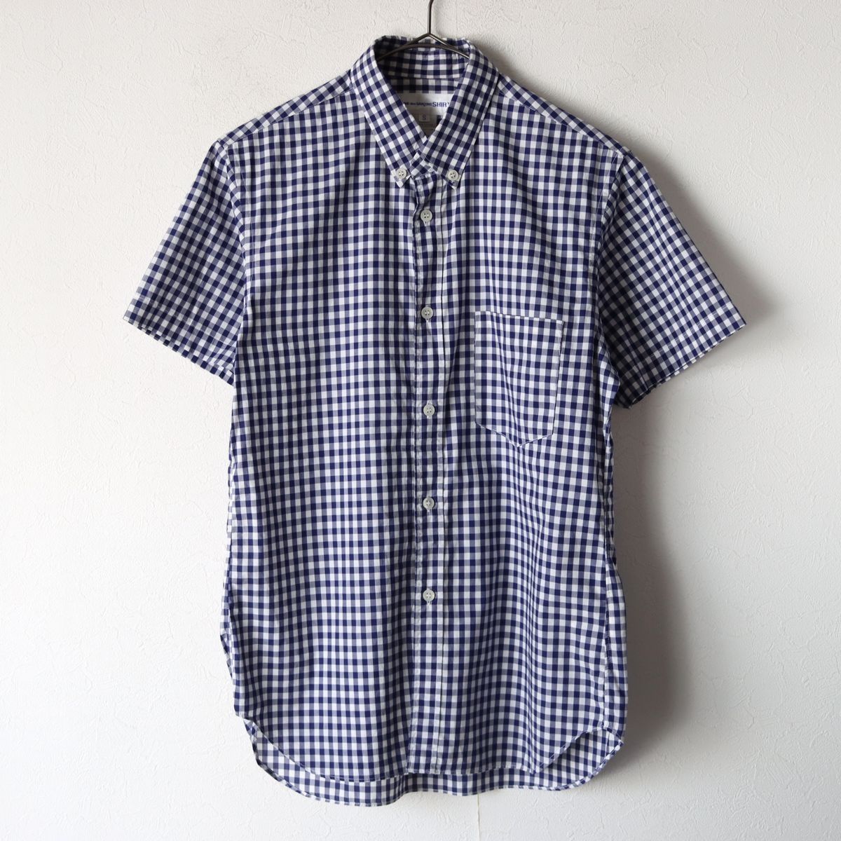 フランス製 コムデギャルソン COMME des GARCONS SHIRT ギンガム チェック シャツ size S - メルカリ