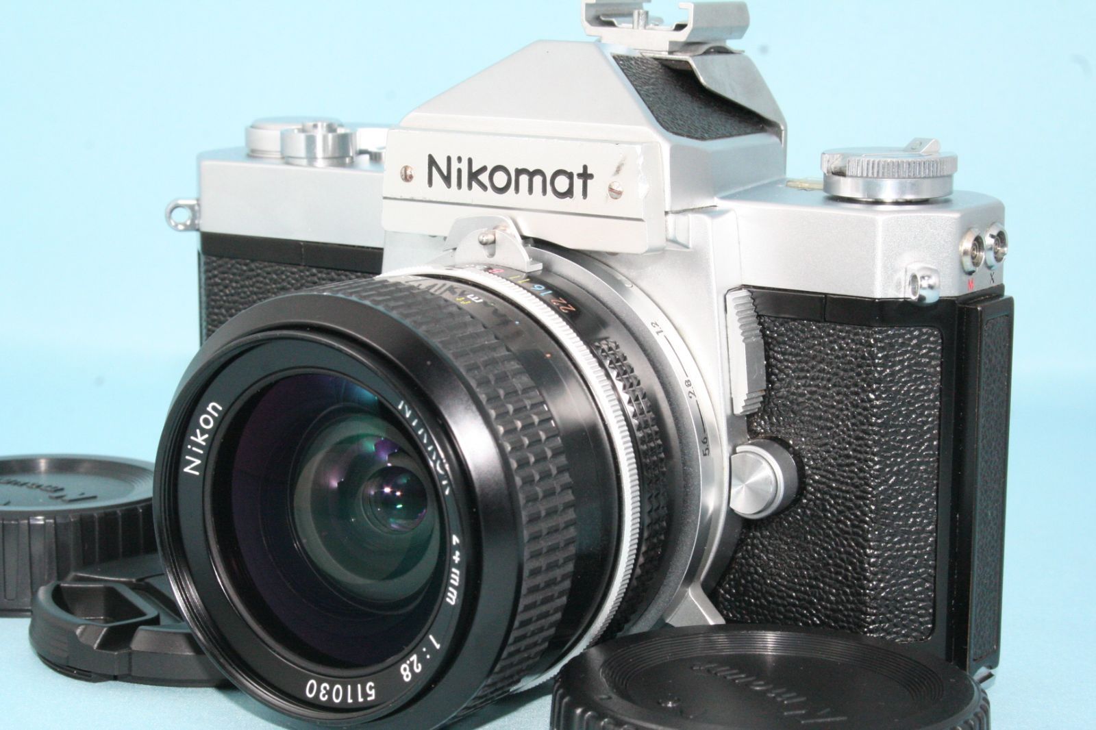品数豊富！ シルバー FTN Nikomat ニコン Nikon 完動品 + フィルムカメラ f2.8 24mm Ai Non Nikkor ニコン  - risasa.com