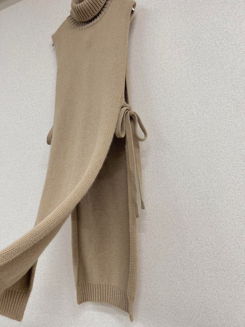 タートルネック リブ