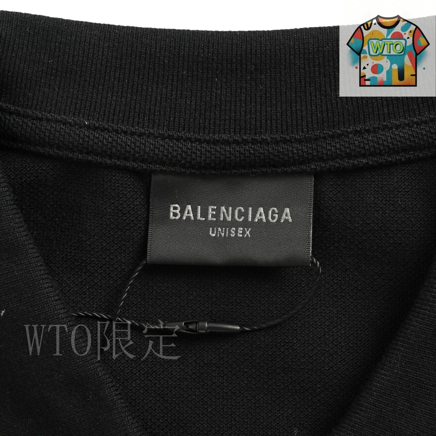 今日特価】Balenciaga バレンシアガ 25ss 麦穂ダブル B 刺繍ポロ