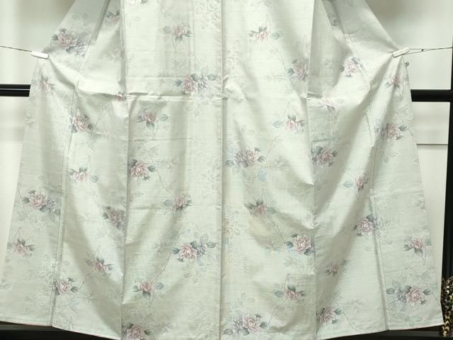 平和屋本店■極上　都喜ヱ門　本場大島紬　白大島　7マルキ　私のロマン　鬼塚テル子作　藤絹織物謹製　証紙付き　逸品　CZAA2591s5 平和屋本店□極上 都喜ヱ門 本場大島紬 白大島 7マルキ 私のロマン