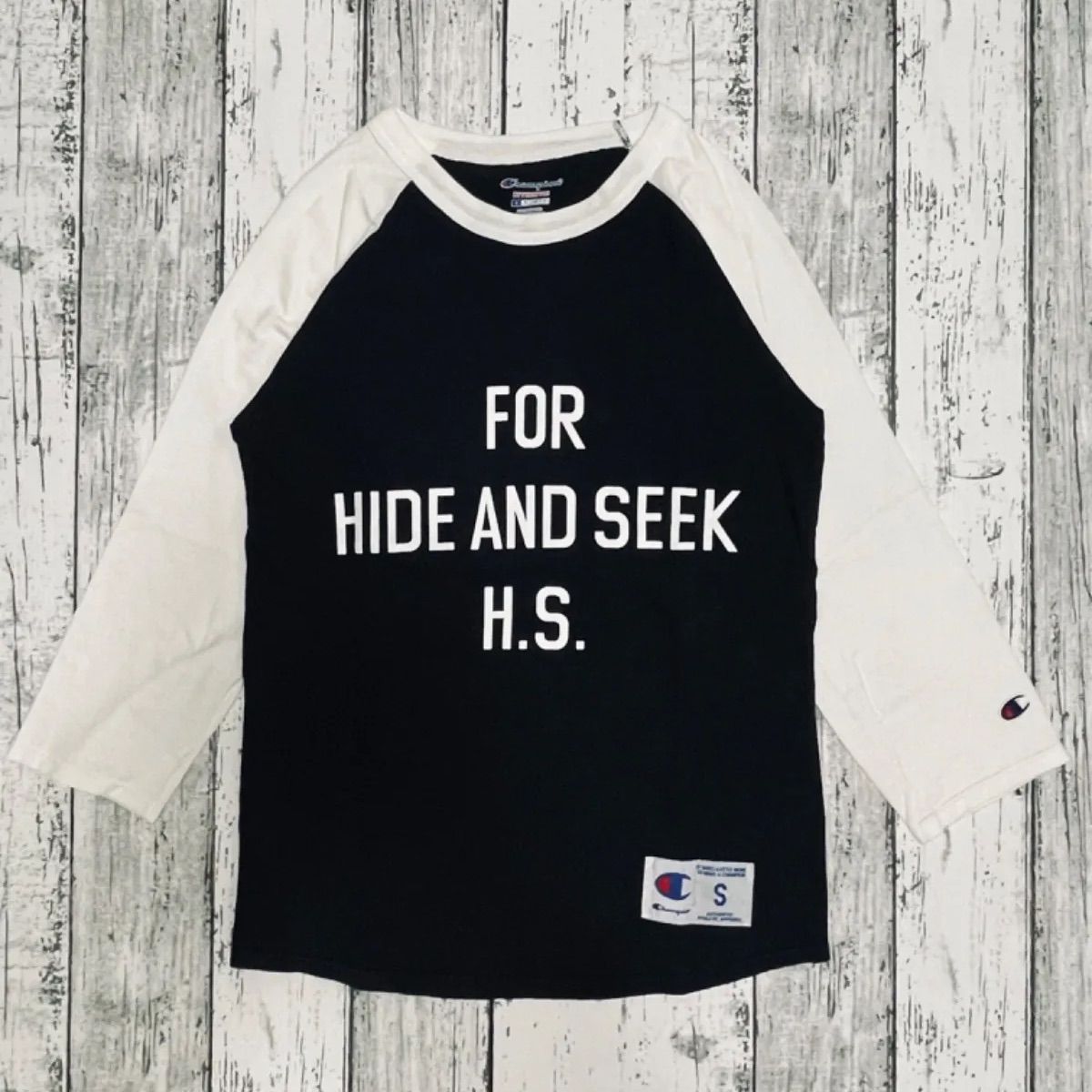 HIDE AND SEEK ハイドアンドシーク Champion チャンピオン ラグラン S