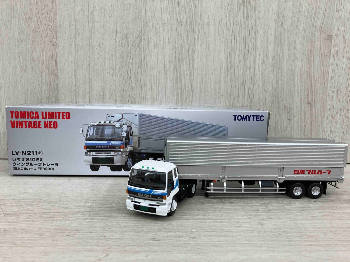 レア　トミーテック LV-N211aいすゞ810EX ウイングルーフトレーラ TLV-N211a いすゞ 810EX ウイングルーフ トレーラ (ミニカー