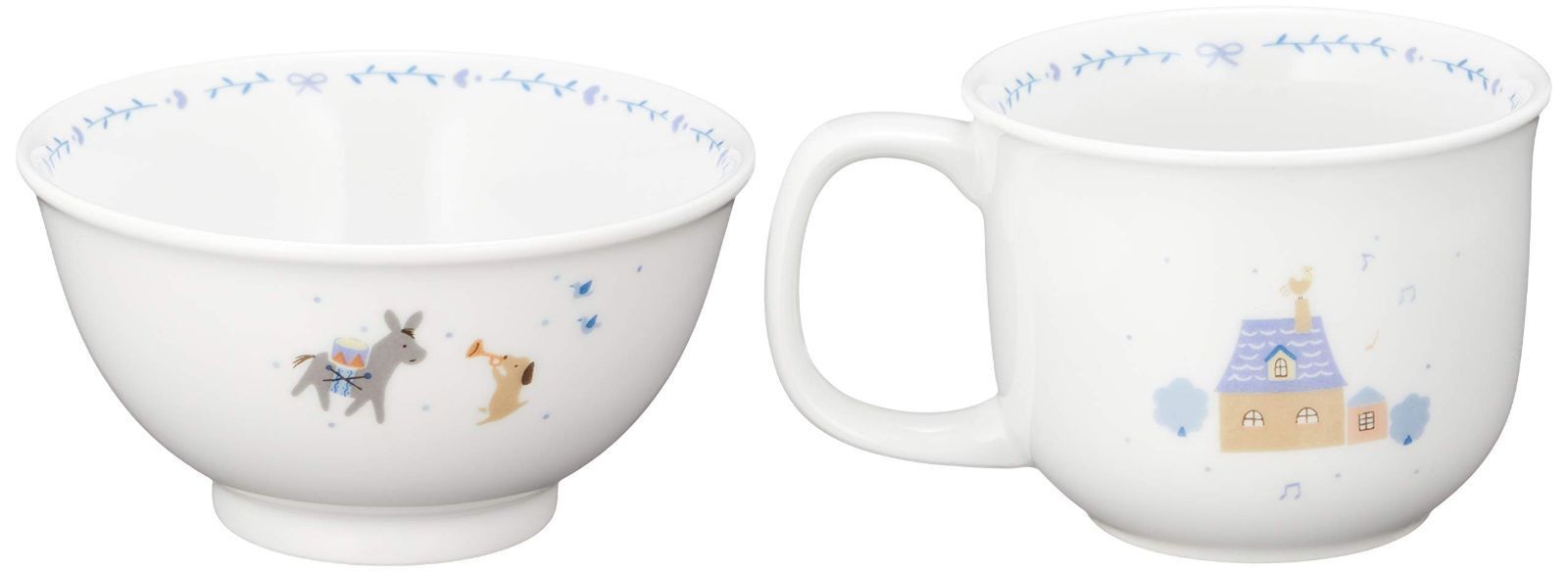 数量 お食い初め 出産祝い 離乳食 すくいやすい食器 ギフト 4点セット オーブン ブルー 電子レンジ ブレーメン 食洗機対応 食器セット 子供用 7980 33139 NARUMI ナルミ