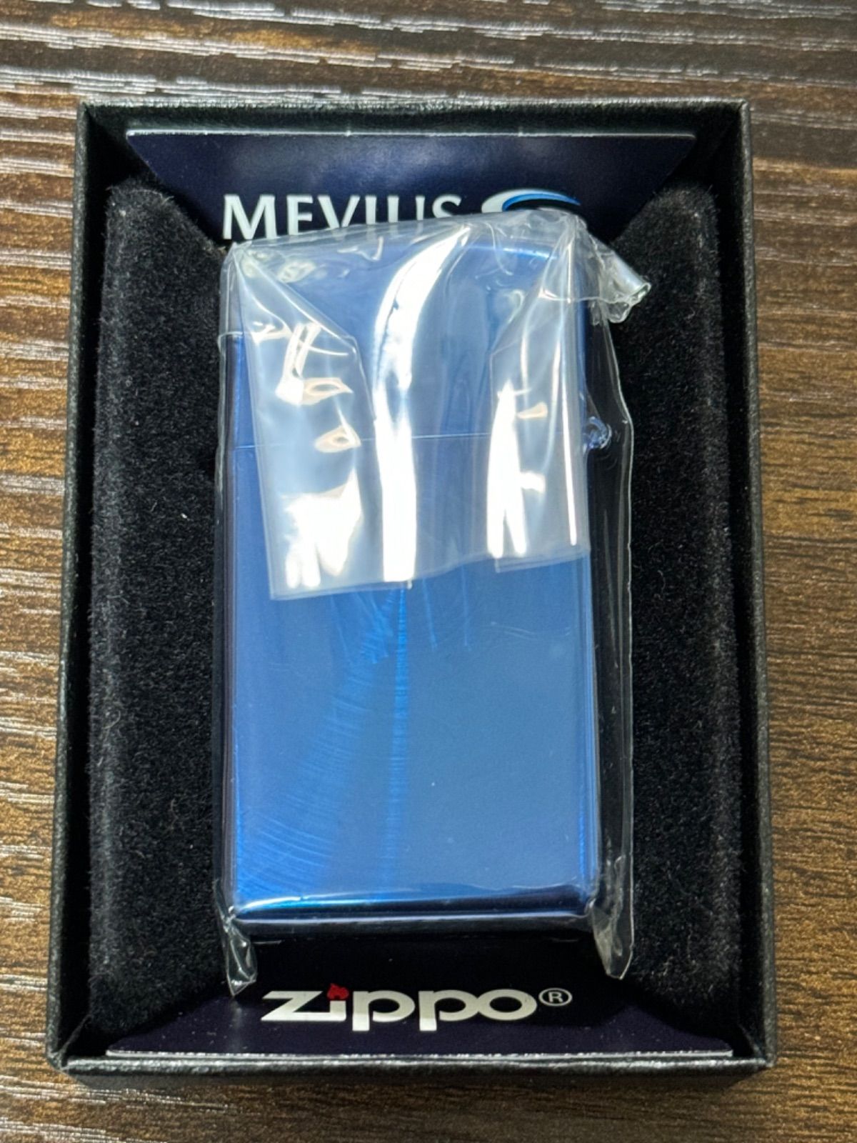 zippo MEVIUS Blue Armor Case 限定品 メビウス 両面 スピン