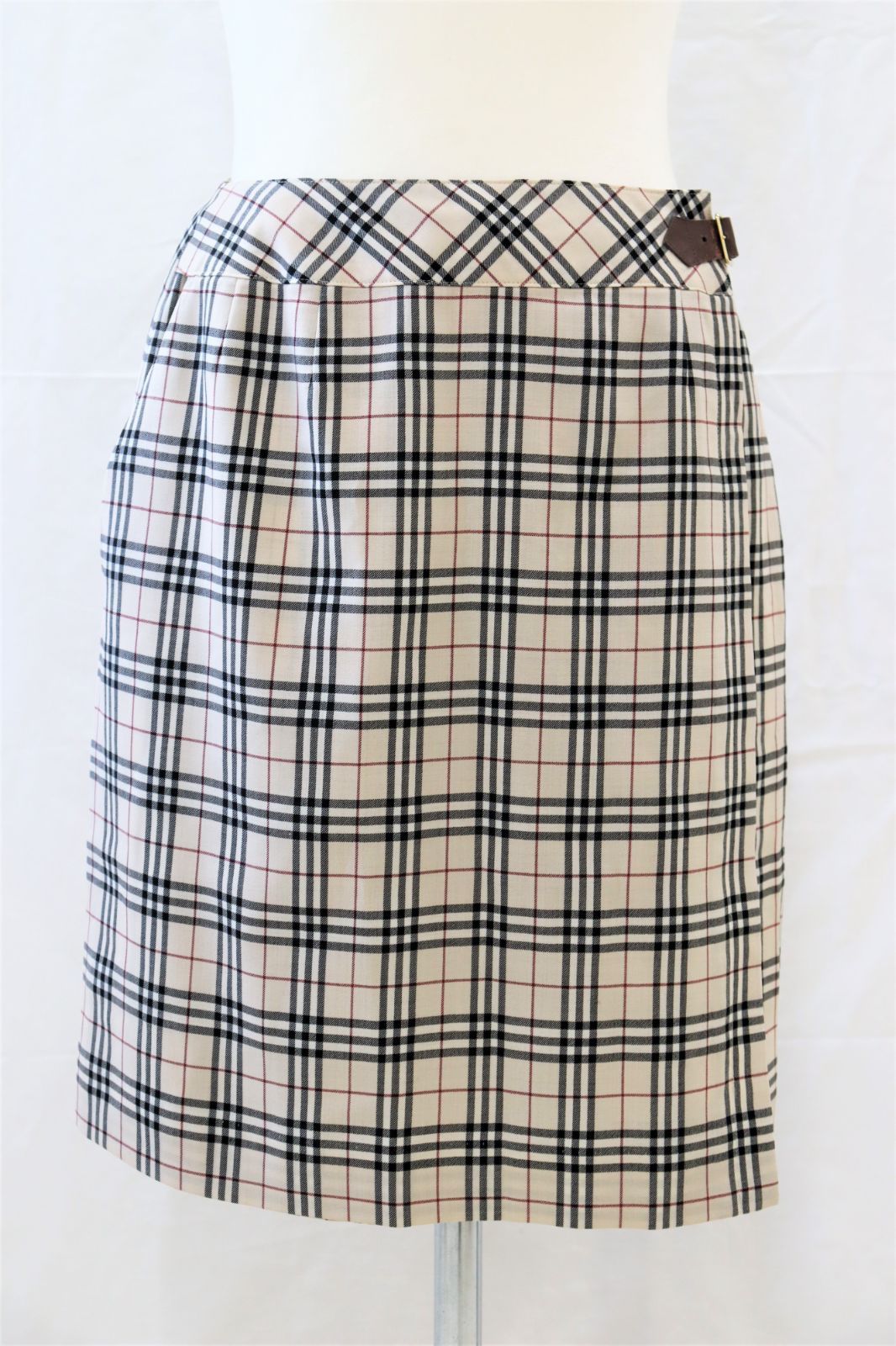 バーバリーゴルフ ノバチェック　キュロット スカート　2WAY 11号 バーバリーゴルフ ノバチェック キュロット スカート 2WAY 11号