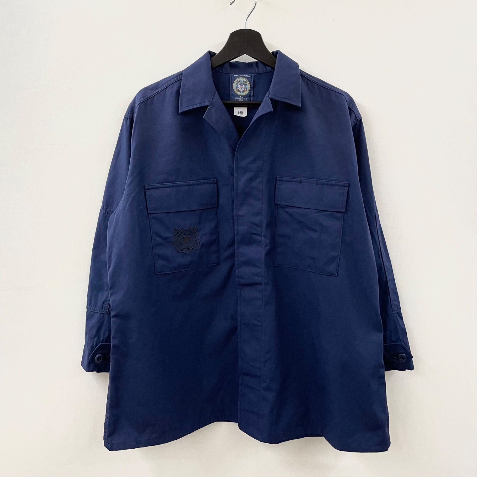 2】COAST GUARD ODU オペレーションジャケット 7分袖 45R ネイビー 