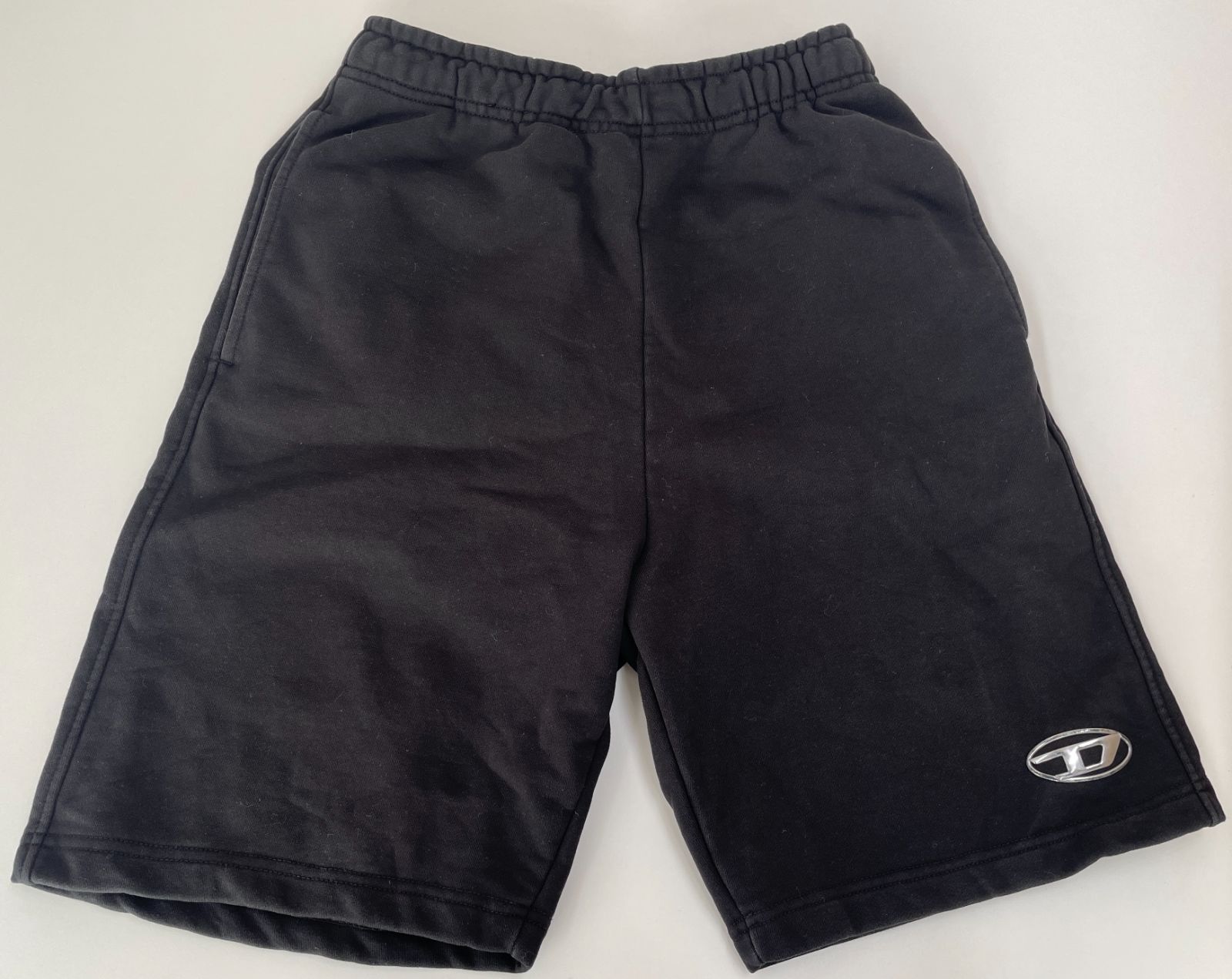 D DIESEL ディーゼル オーバルD スウェット ハーフパンツ ブラック メンズ 部屋着