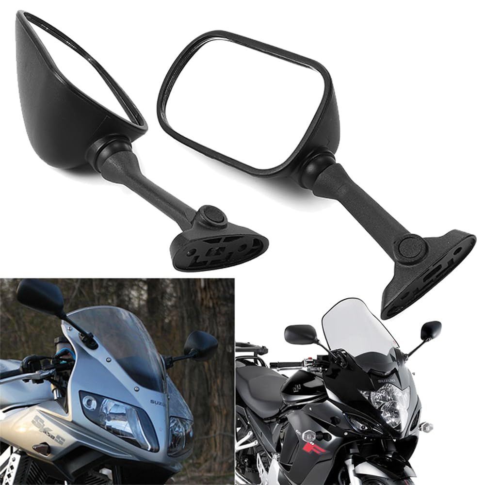 スズキ バーエンド ミラー GSX-R600 GSX-R1000 GSX650F BANDIT 1250S 純正タイプ 汎用 社外品 左右セット 