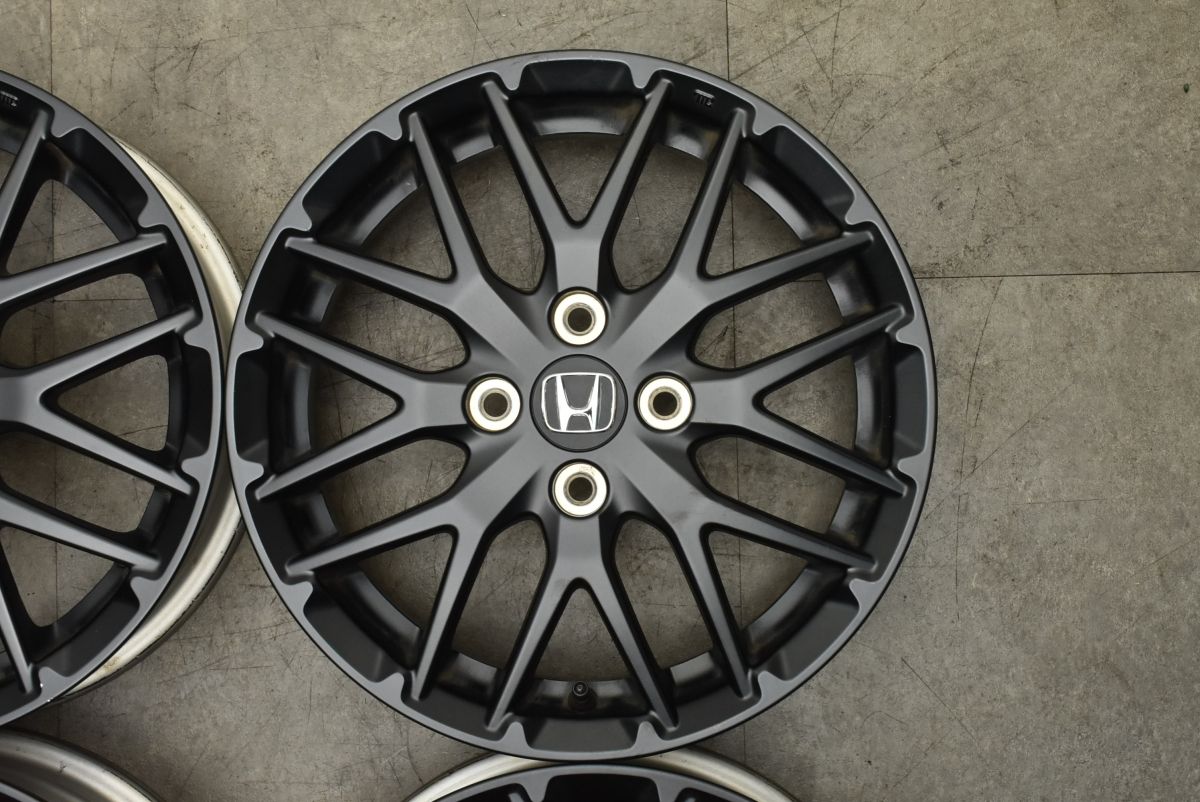 ホンダ N-ONE RS 純正 15in 4.5J 45 PCD100 4本 N-BOX N-WGN JOY カスタム スラッシュ プラス 流用 マットブラック FFCRYSTALESIA_COM