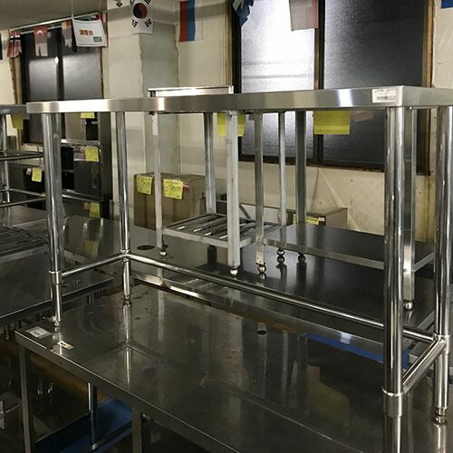 作業台 三方枠 幅1380×奥行450×高さ850 業務用
