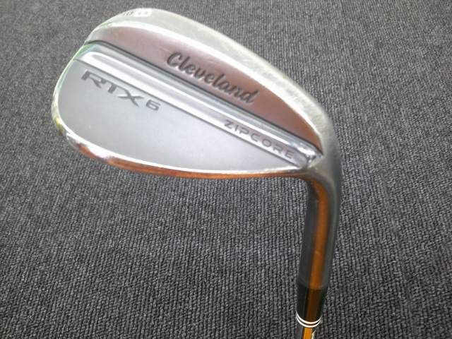 ウェッジ クリーブランド RTX-6 ZIPCORE BLACK 58-10|DG JP |S200|58 5106 松山店