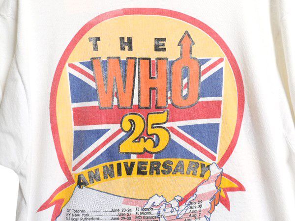 お得なクーポン配布中!】 80s USA製 ☆ The Who 25周年 ツアー 
