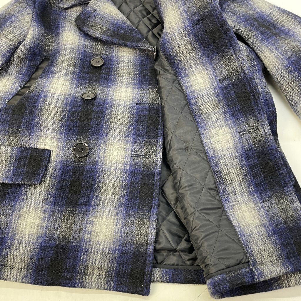 01w-3381 SUBCULTURE サブカルチャー オンブレチェックコート サイズ3