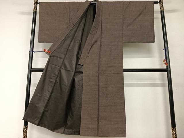 平和屋着物○男性 本場大島紬 アンサンブル 長襦袢（袷）セット 100