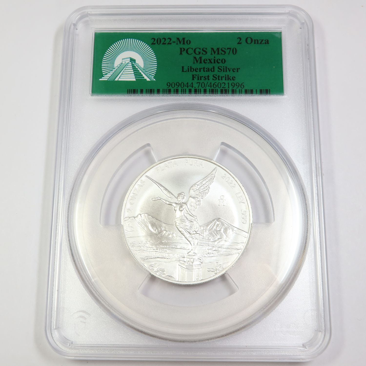 2025 Mo PCGS MS70 | MEXICO - 2 oz Silver Libertad - Un Onza Coin