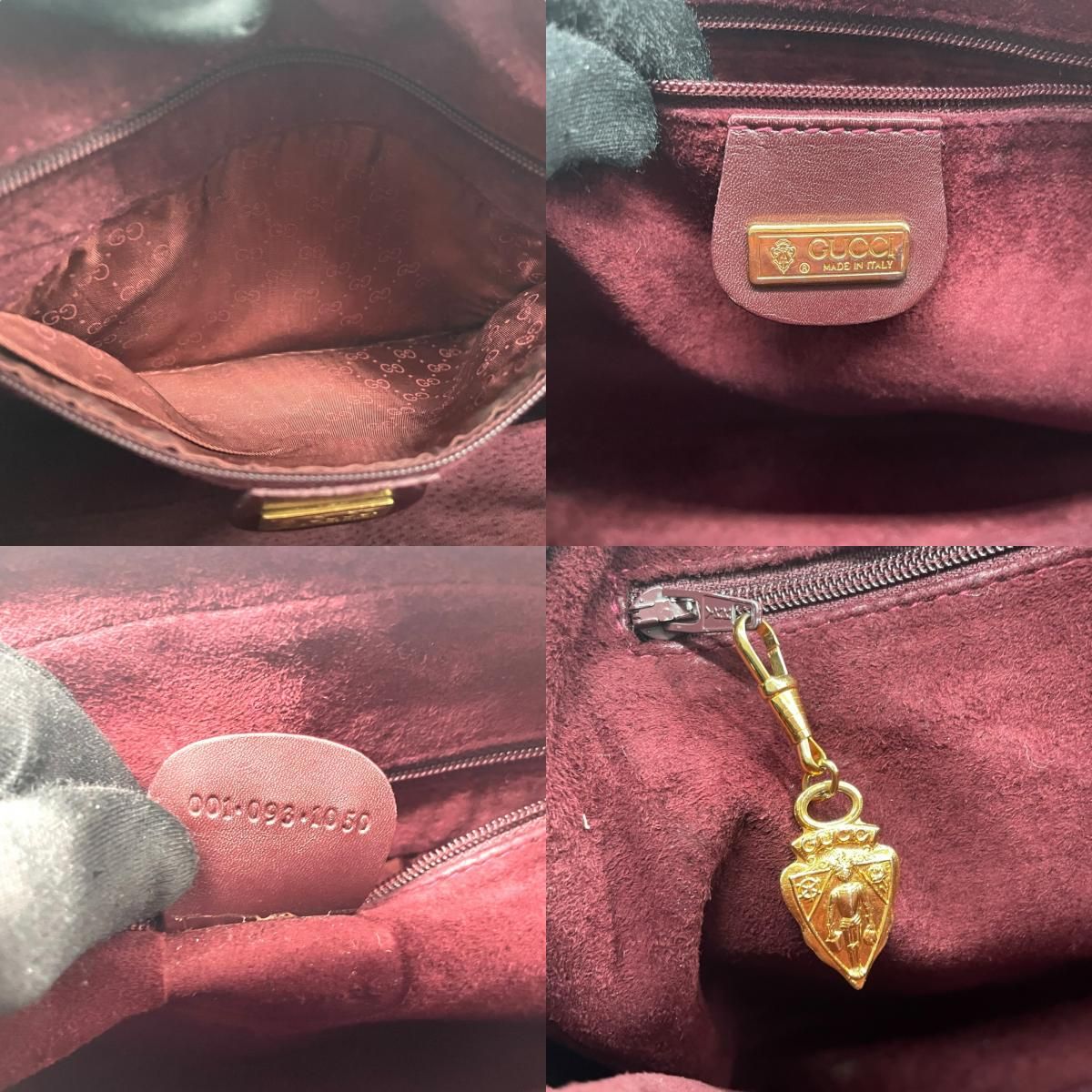 GUCCI グッチ ショルダーバッグ クロスボディ GG ダブルG レザー 