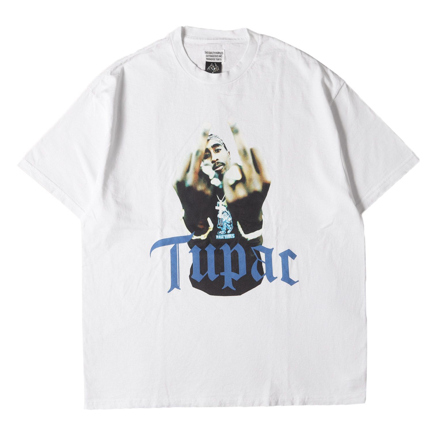 白XXL WACKO MARIA JAWS CREW NECK T-SHIRT Wacko Maria - Jaws Crew Neck T-shirt | HBX - Globally