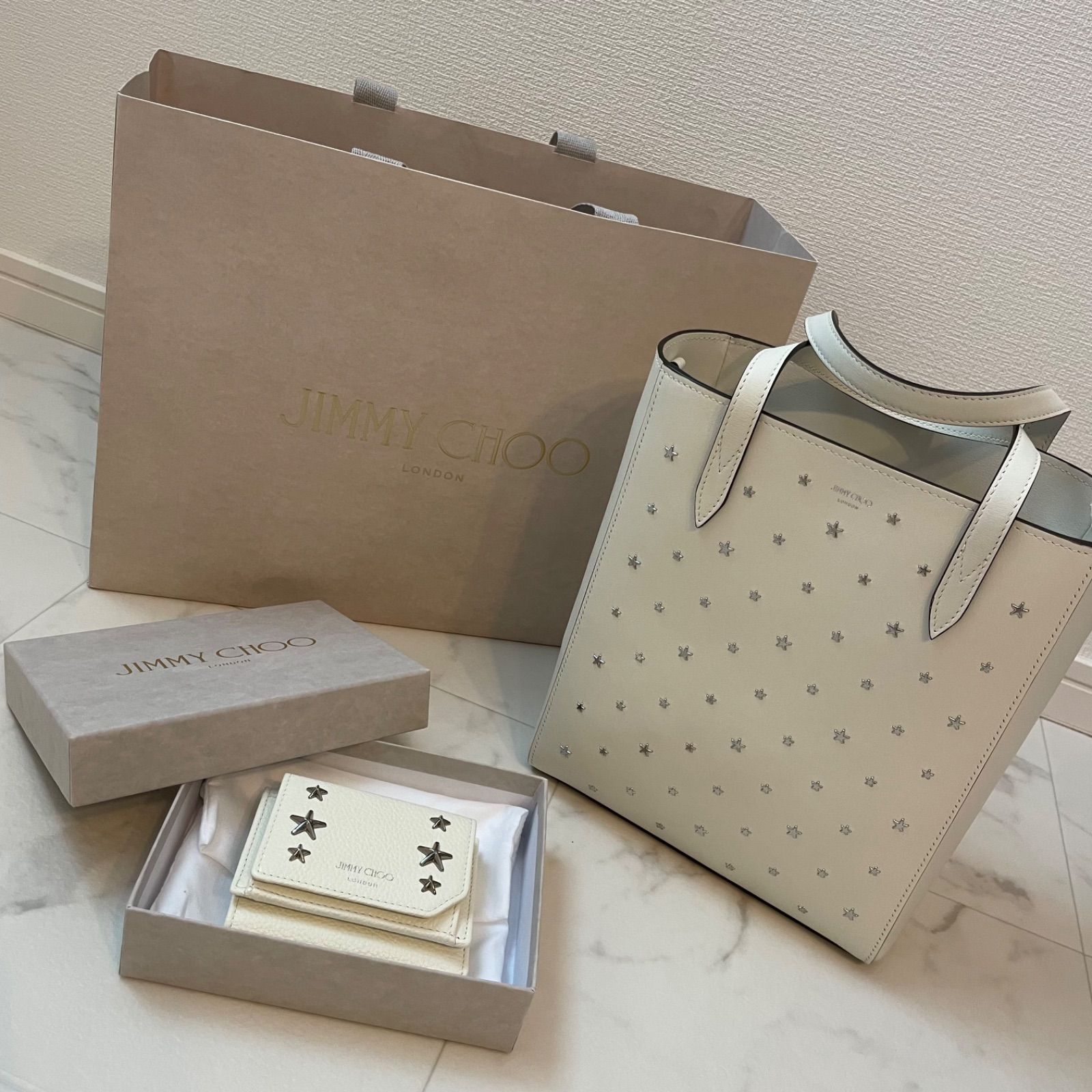 新品未使用 希少 ジミーチュウ JIMMY CHOO ソフィア バッグ 財布 ミニ