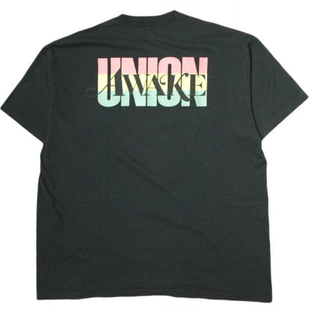 AWAKE NY x UNION アウェイク ニューヨーク ユニオン 別注 Logo Print Tee ロゴプリントTシャツ IV(XL) BLACK 半袖 トップス g17167