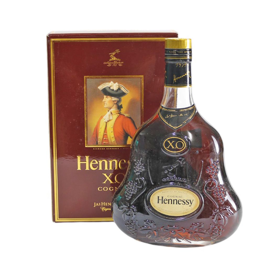 ヘネシー Hennessy XO 金キャップ コニャック 未開栓 ブランデー   中古ヘネシー Hennessy XO 金キャップ コニャック 未開栓