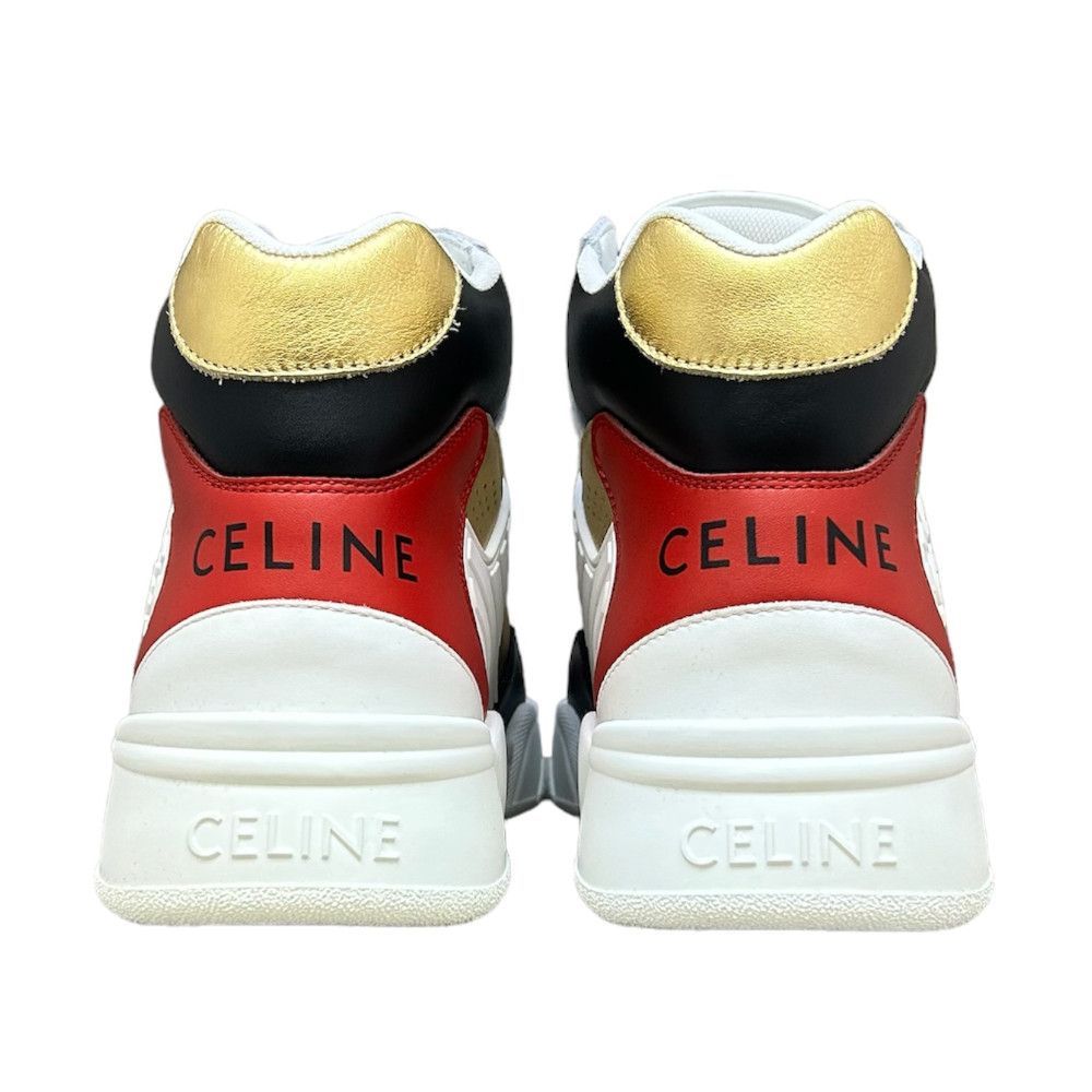 新品 CELINE CT-06 ロゴ ハイトップ レースアップ スニーカー セリーヌ