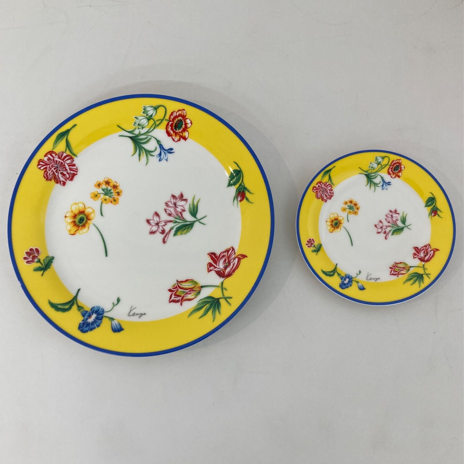 花柄陶器大皿6枚セット flower-pattern.main.
