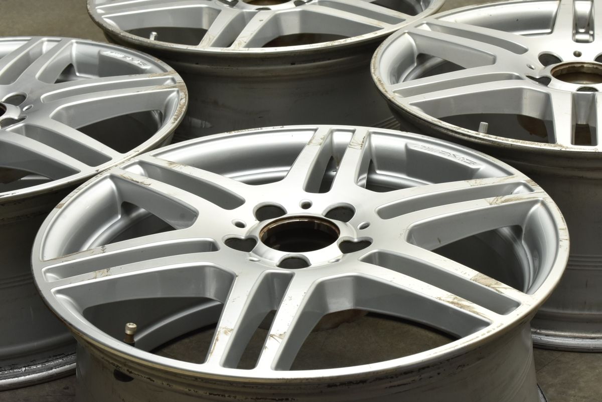 メルセデス ベンツ Eクラス AMG 純正 18in 8J 45 8.5J 49 PCD112 4本セット 品番 A2074011302 A2074011402