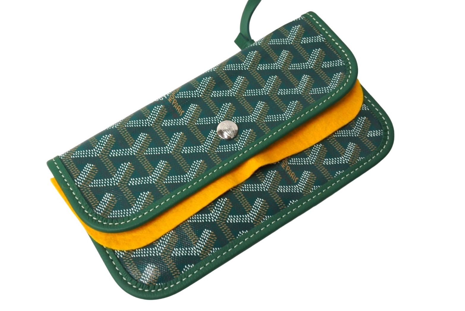 楽天市場】GOYARD ゴヤール サンルイ PM 緑 ユニセックス PVC/レザー