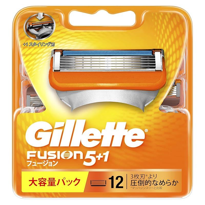 ジレット フュージョン5 1 マニュアル 髭剃り 替刃 単品 替刃12個入 1