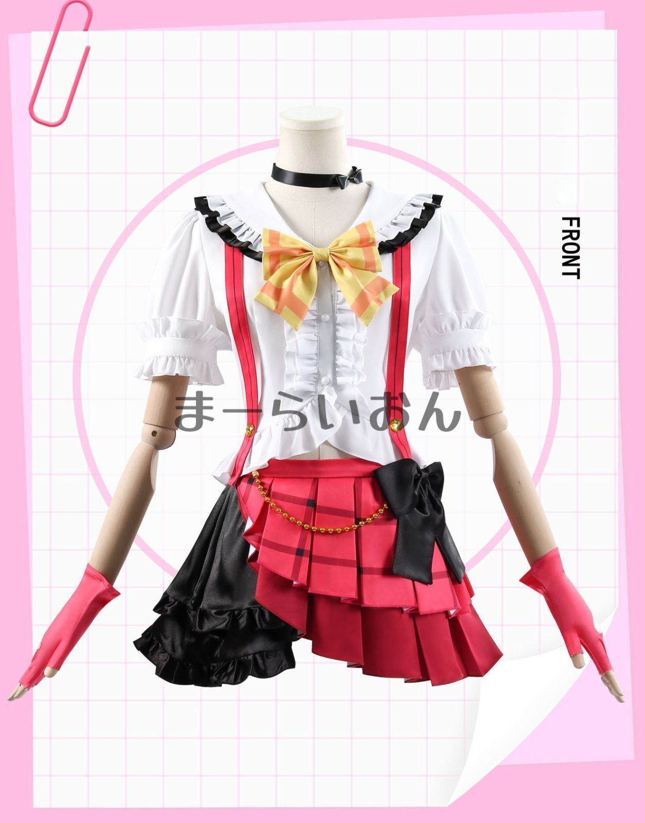 Love Live! ラブライブ! 高坂 穂乃果（こうさか ほのか） 舞台装 風 コスプレ衣装 ハロウィン イベント クリスマス コスチューム ギフト ラブライブ！高坂穂乃果 コスプレ衣装 全セット lovelive Snow