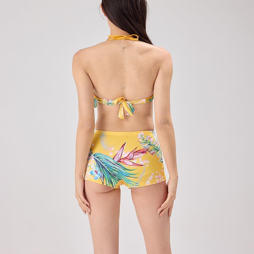 水着セット 未使用 ビキニ ボクサーパンツ パレオ 3点セット