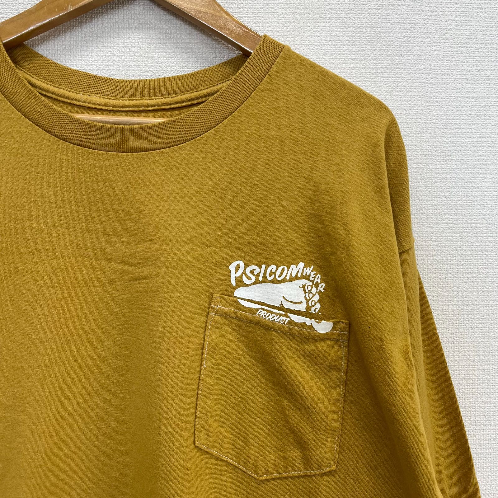 Psicom サイコム Long Sleeve kick ポケット 長袖Tシャツ ロンT