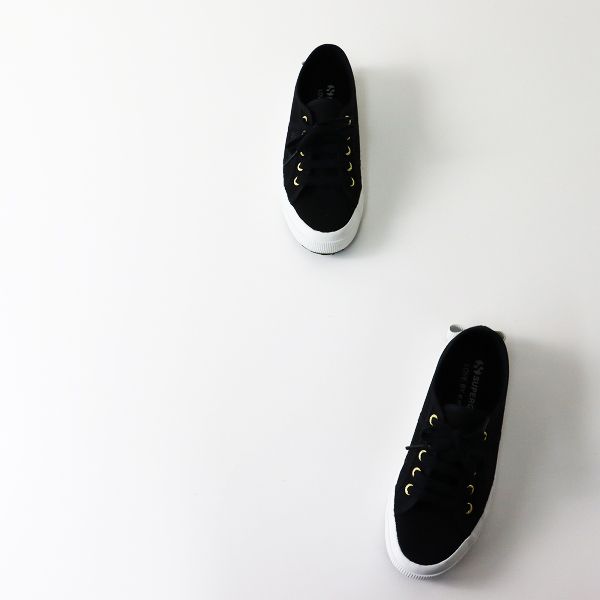 SUPERGA スペルガ × LOVE BY e.m.別注 S7111BW バックリボンスニーカー