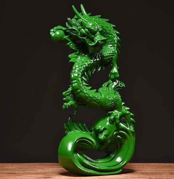 龍　彫物　竜木彫 龍 木彫り 二頭彫り