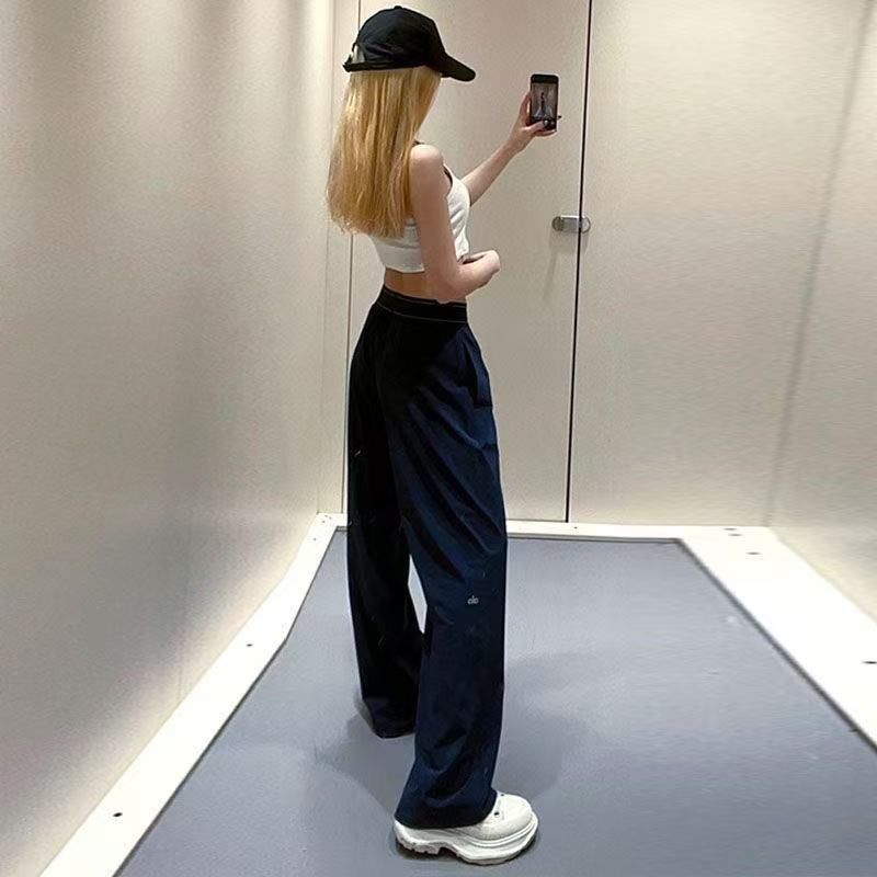 新品】Alo Yoga パンツ ボトム トラウザー アローヨガ ブラック