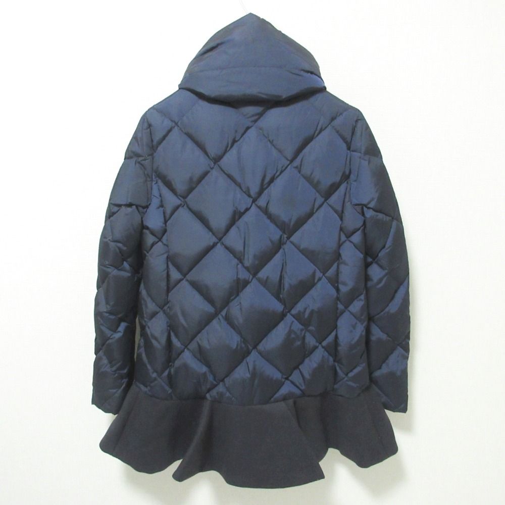 美品 MONCLER モンクレール VOUGLANS ブーラン フリル キルティング 