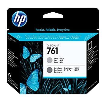 【中古-非常に良い】 CH647A 純正 HP761 プリントヘッド グレー ダークグレー 2色パック