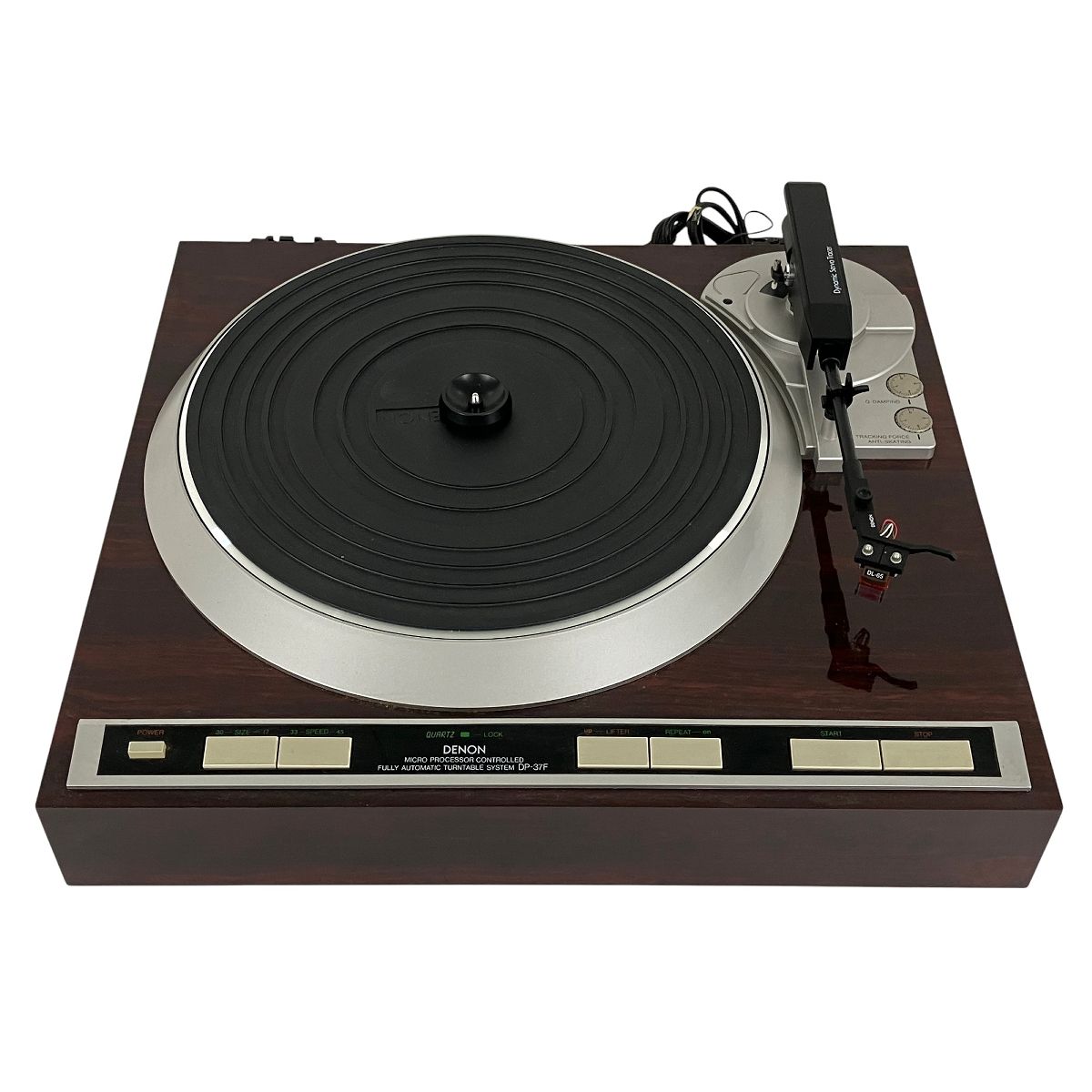DENON DP-37F レコードプレーヤー ターンテーブル カートリッジ付 オーディオ ジャンク Y9907762