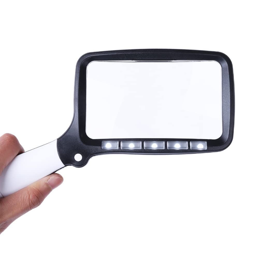 数量 led照明付き拡大鏡 手持ちルーペ 拡大鏡 めがね ライト付き 折りたたみ式 ルーペ 携帯 Itisyou 虫眼鏡