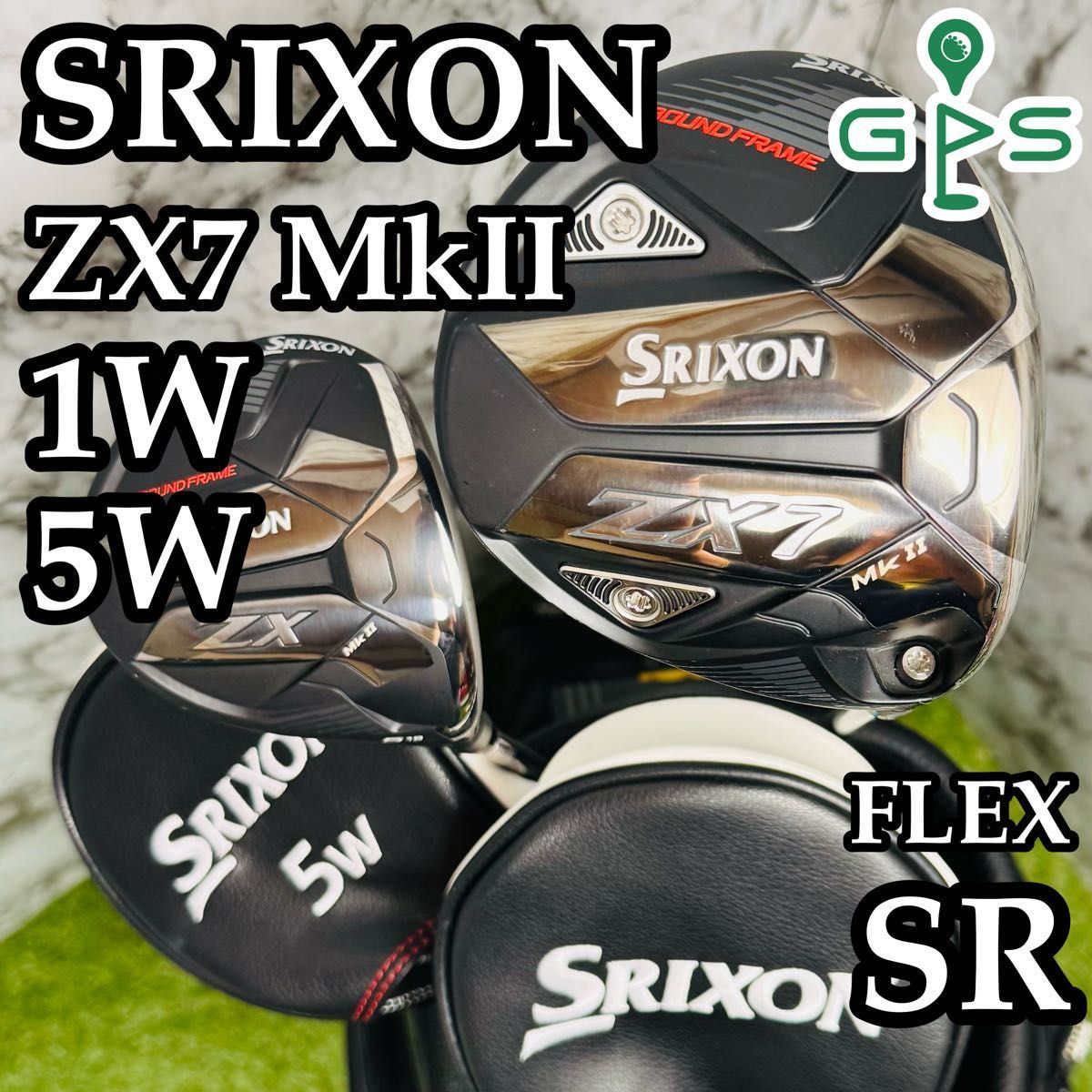 【極美品】スリクソン ZX7 MkⅡ 1W 5W ウッド2本セット SR 極美品】スリクソン ZX7 MkⅡ 1W 5W ウッド2本セット SR - メルカリ