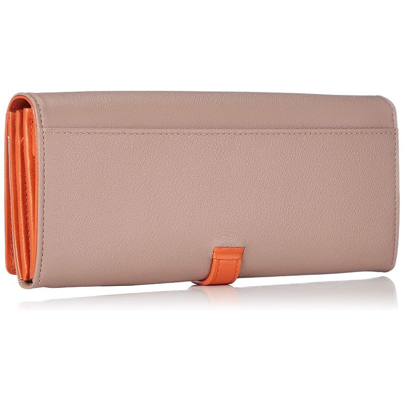 新着商品 クレイサス レザー フラップ長財布 軽量 ブラン ベージュ 1